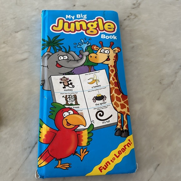 Set of 3 My Big Jungle, Farm, Alphabet Fun to Learn Baby Toddler Hardback Books - Picture 4 of 6